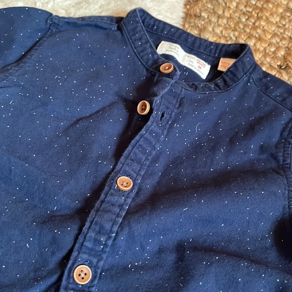 👕 Zara white confetti shirt - Picture 2 of 4